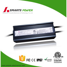 CE ETL FCC énumérés 12v 80 watt mené conducteur 0-10v gradation